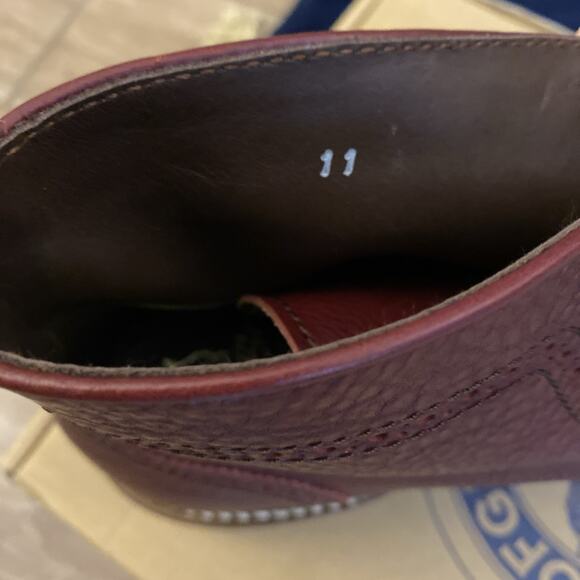 John Lofgren Glover Brogues Conceria 800 Vecchetta Leather Boots Size 11D - Picture 10 of 12